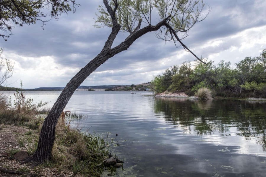 Scene at Inks Lake in the Texas Hill Country, near Burnet