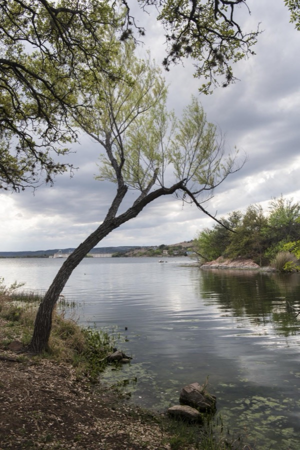 Scene at Inks Lake in the Texas Hill Country, near Burnet