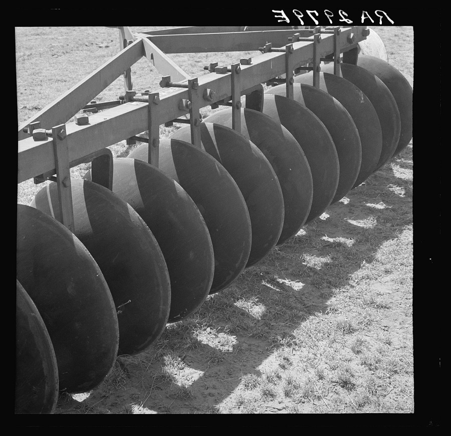Carson County, TX. Part of new disking machine