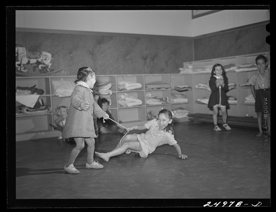 Harlingen, Texas. FSA (Farm Security Administration) camp. Free play, nursery school