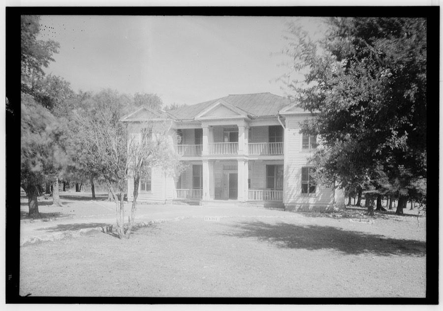 E. Sterling C. Robertson Plantation House, West access road, I-35 vicinity, Salado, Bell County, TX