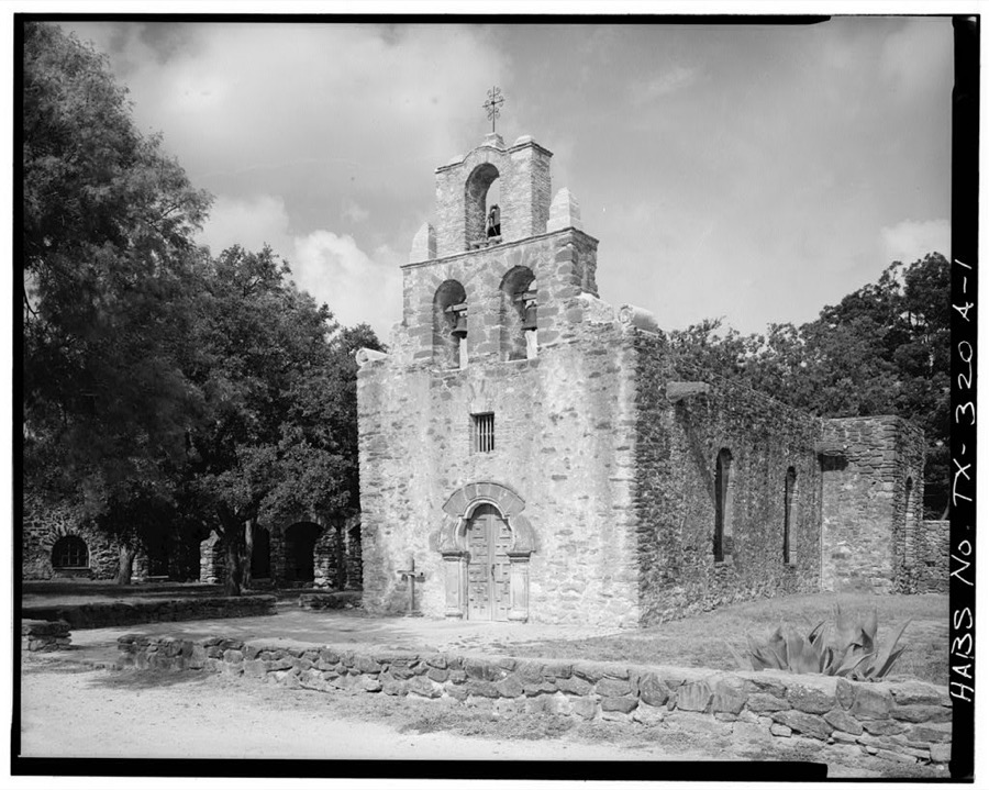 Mission San Francisco de la Espada, Church, Berg's Mill Community, San Antonio, Bexar County, TX