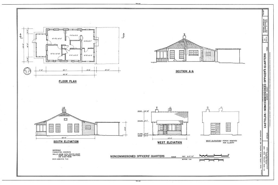 Castolon, Noncommissioned Officers' Quarters, Route 5, Castolon, Brewster County, TX