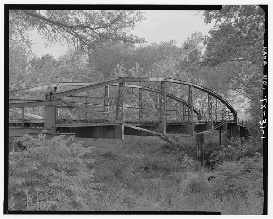 Kelley Crossing Bridge, Spanning Plum Creek at County Route 186, Lockhart, Caldwell County, TX