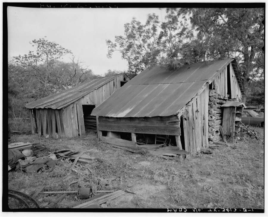 Korus Farmstead, Cribs, U.S. Highway 281 at Farm Road 536, Leming, Atascosa County, TX