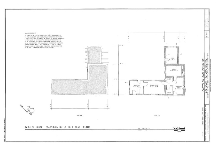 Castolon, Garlick House, Route 5, Castolon, Brewster County, TX
