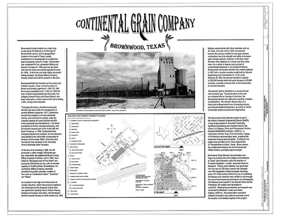 Continental Grain Company, 307 South Washington Street, Brownwood, Brown County, TX