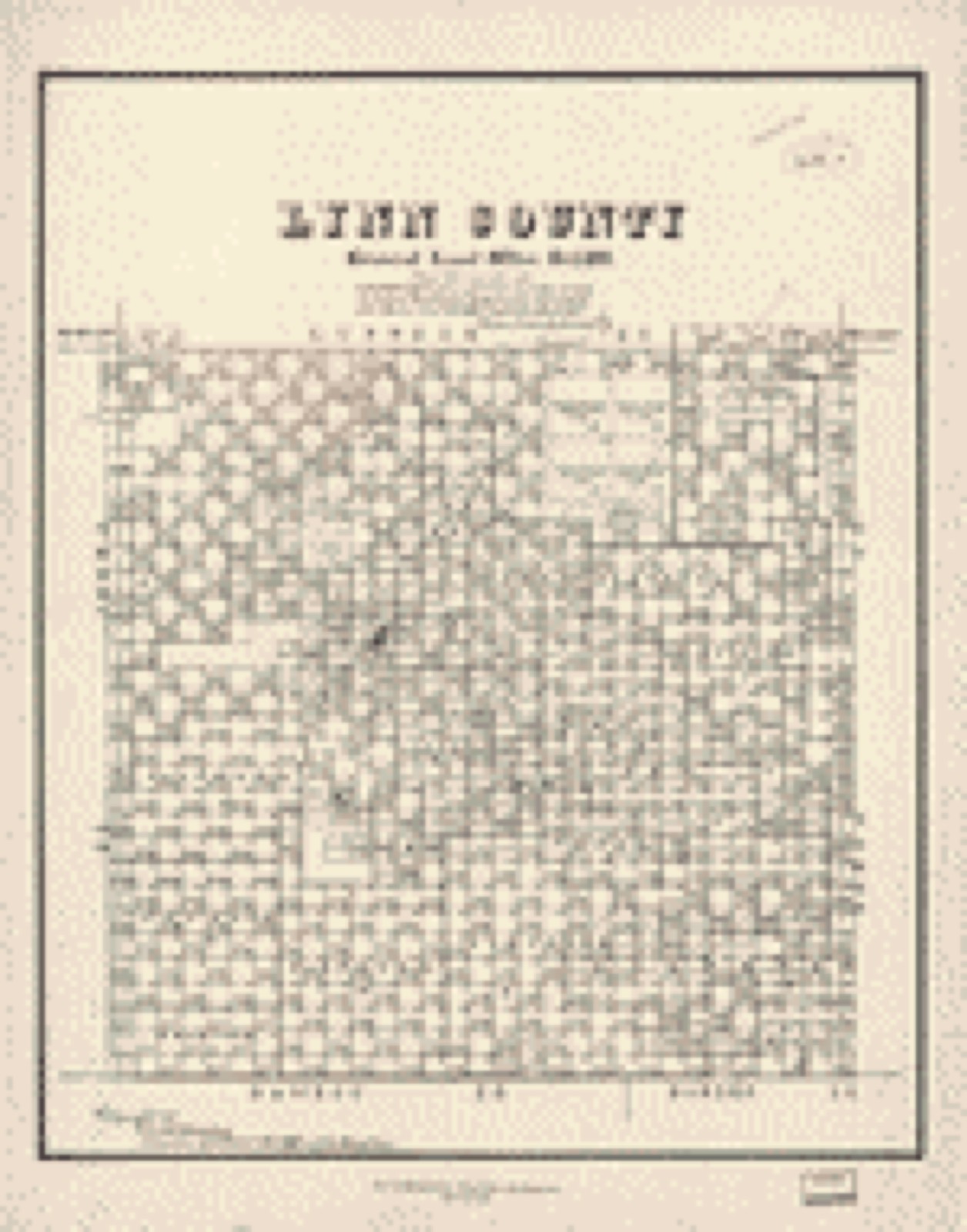 Land ownership map, 1891 - Lynn County