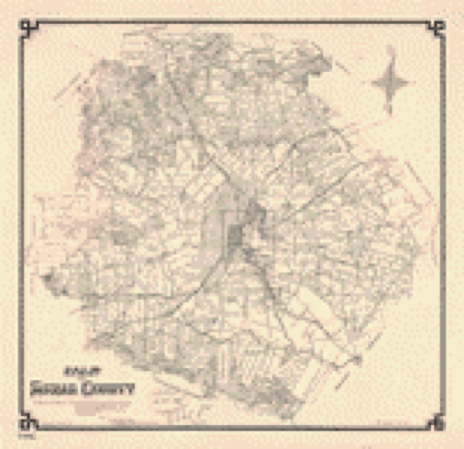 Land ownership map, 1887 - Map of Bexar County