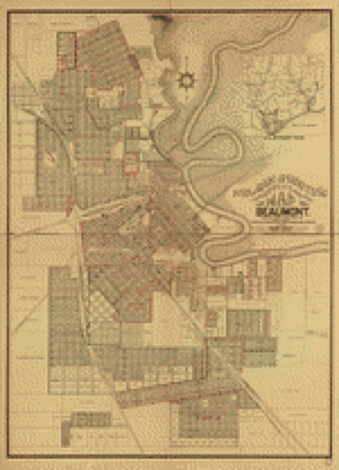 Land ownership map, 1902 - Nelson & White's official map of Beaumont : compiled from official data and reliable surveys
