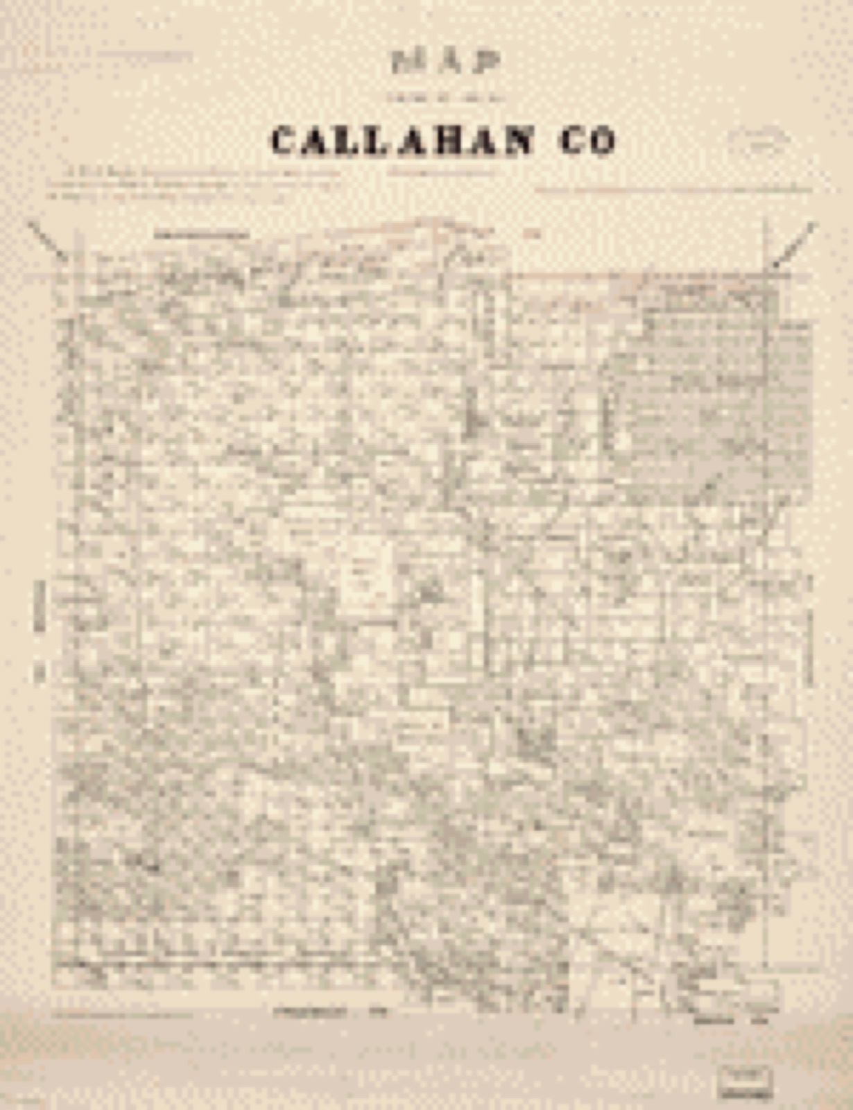 Land ownership map, 1879 - Map of Callahan Co