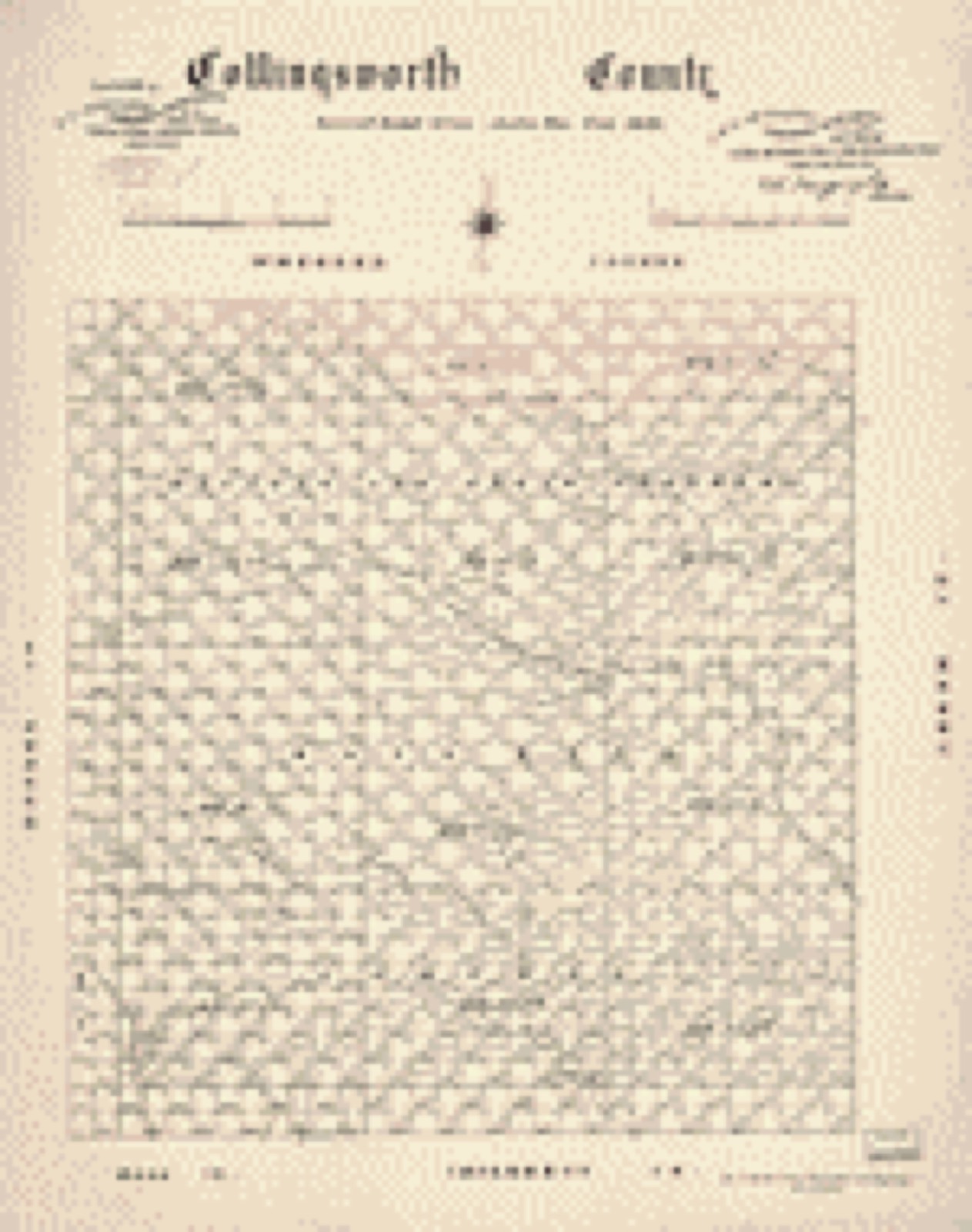 Land ownership map, 1892 - Collingsworth County