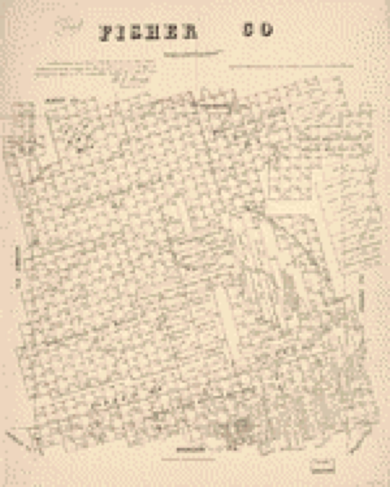 Land ownership map, 1880 - Fisher Co