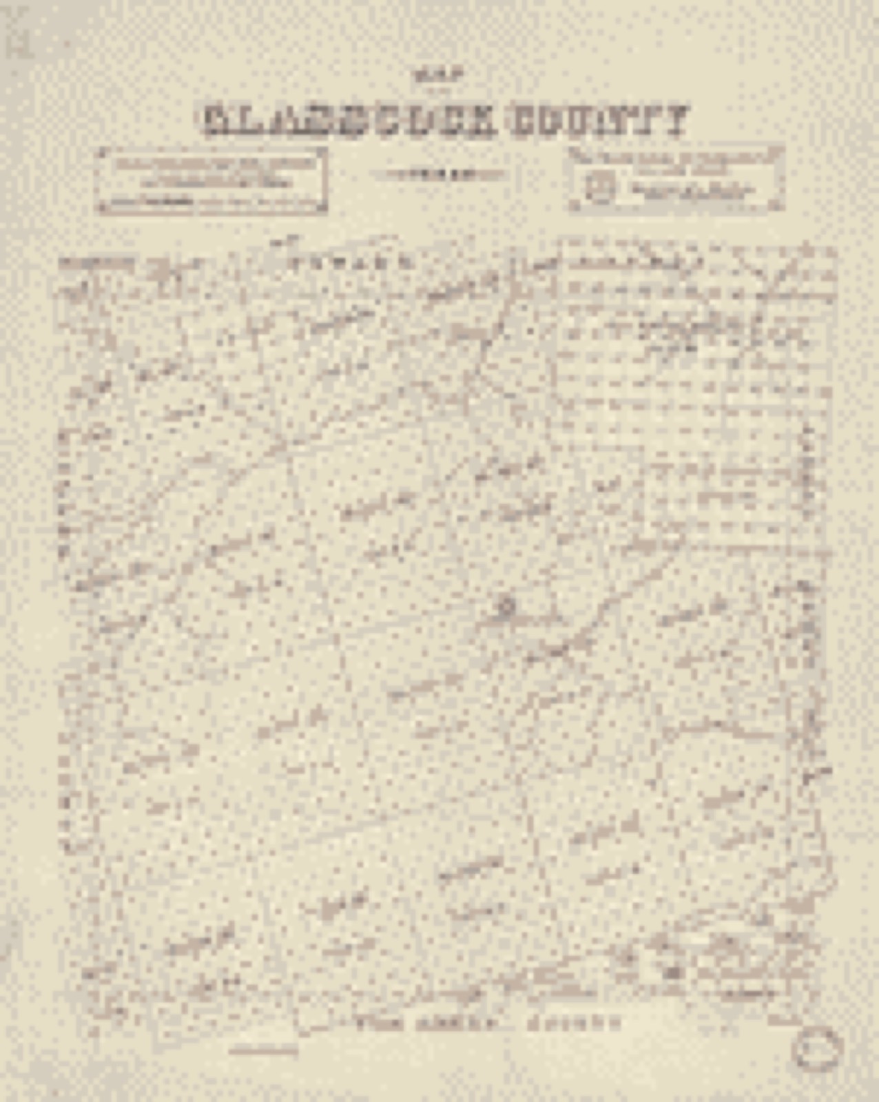 Land ownership map, 1890 - Map of Glasscock County, Texas