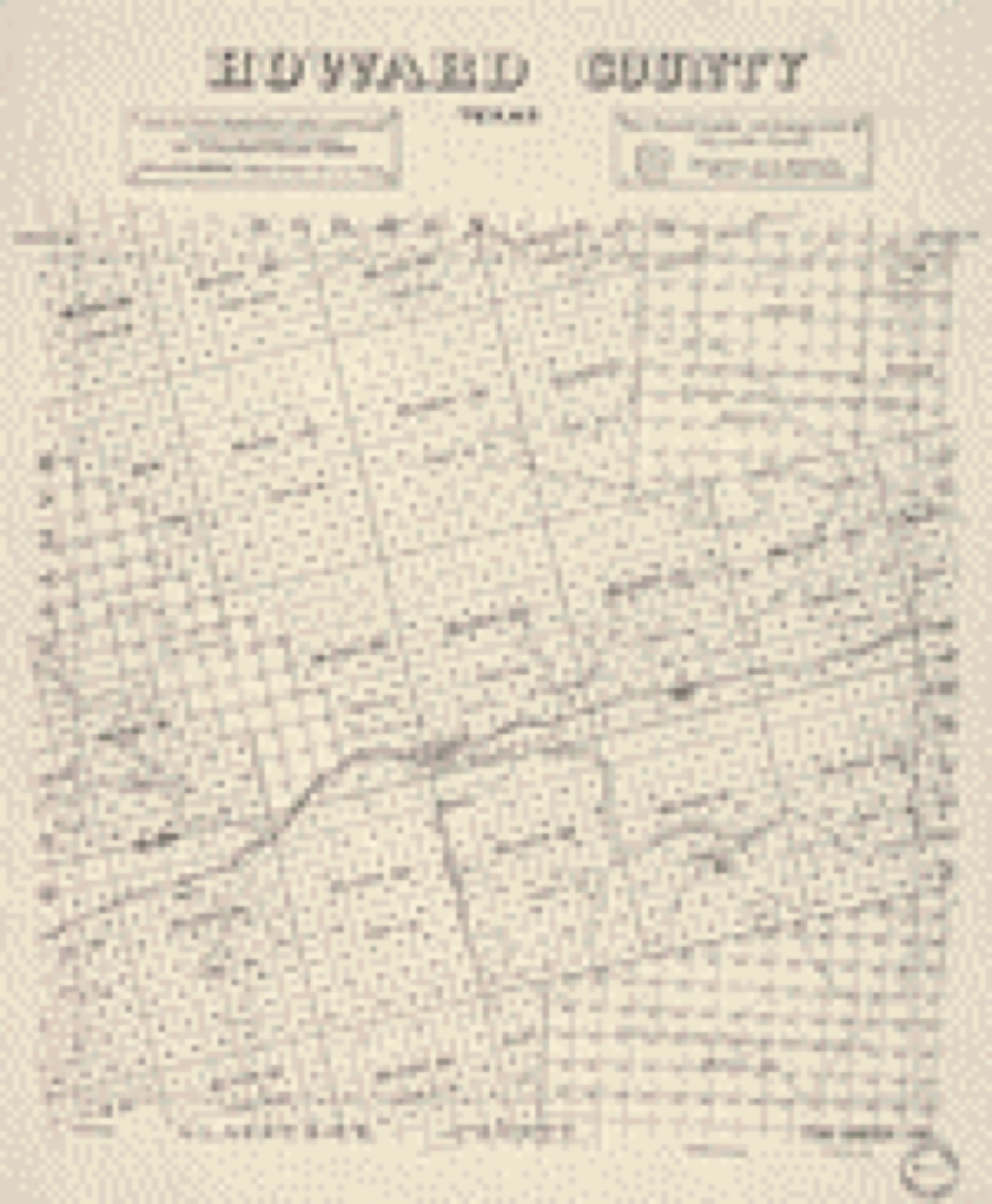 Land ownership map, 189? - Howard County, Texas