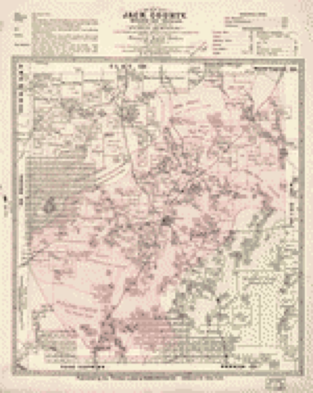 Land ownership map, 1876 - Map of Jack County, State of Texas : exhibiting the extent of public surveys land grants and all other official information compiled from official surveys of the General Land Office at Austin