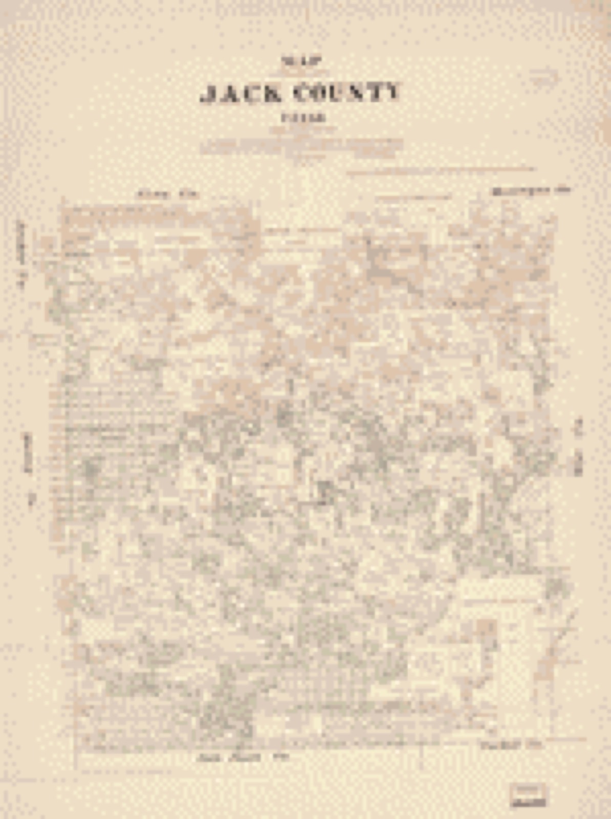 Land ownership map, 1879 - Map of Jack County, Texas