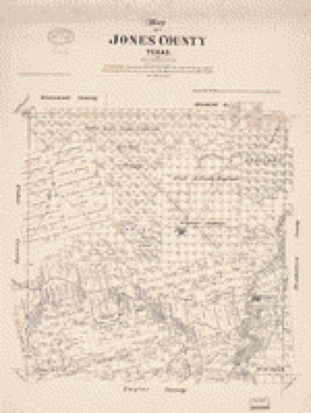 Land ownership map, 1879 - Map of Jones County, Texas