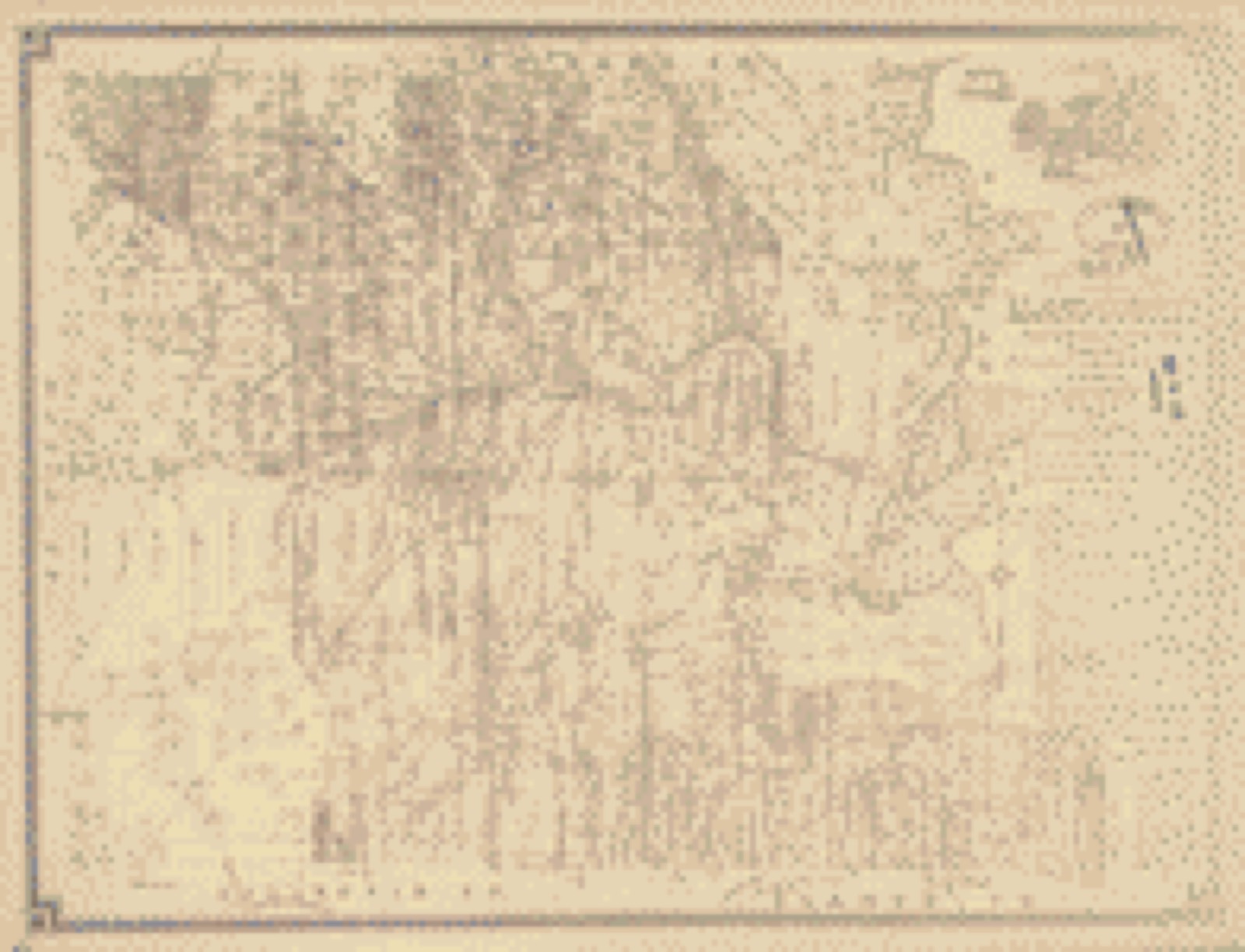 Land ownership map, 1875 - Map of Llano County : showing geology, mineral localities, topography, etc