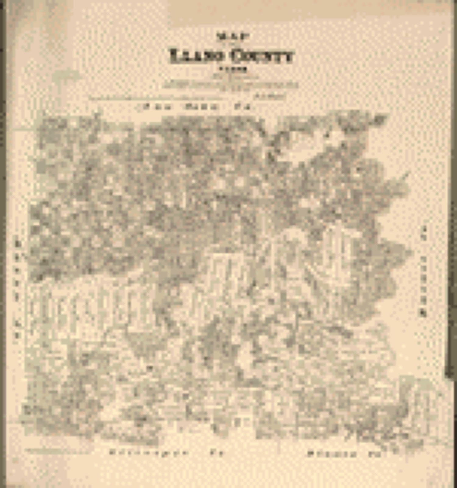 Land ownership map, 1879 - Map of Llano County, Texas