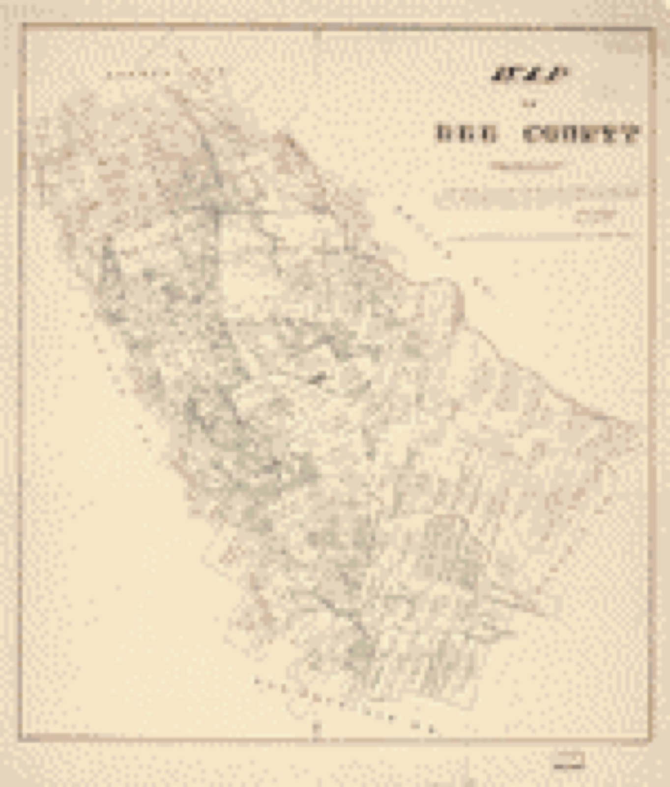 Land ownership map, 1879 - Map of Bee County, Texas