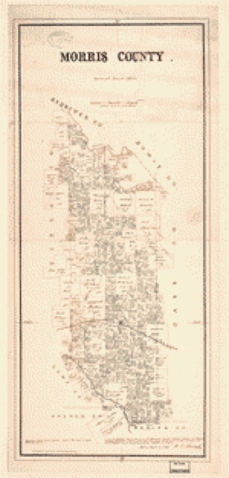 Land ownership map, 1880 - Morris County : General Land Office