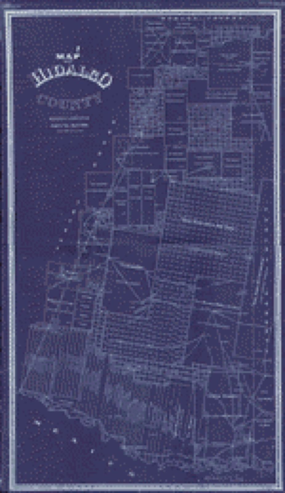 Land ownership map, 1896 - Map of Hidalgo County