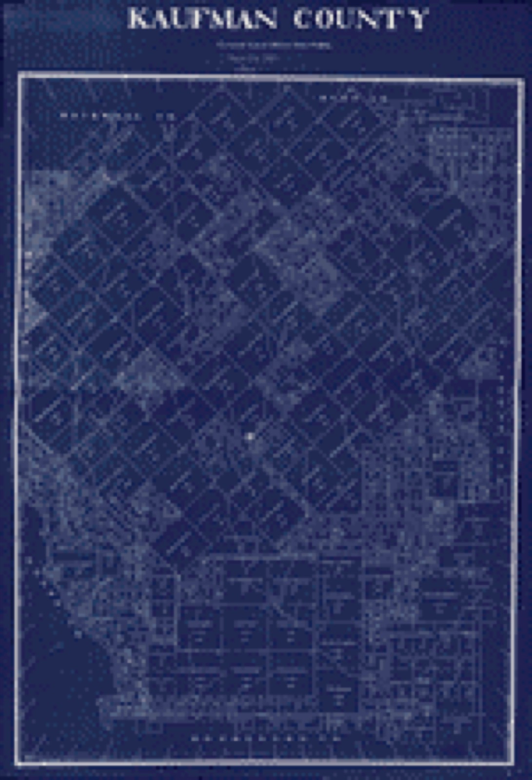 Land ownership map, 1896 - Kaufman County