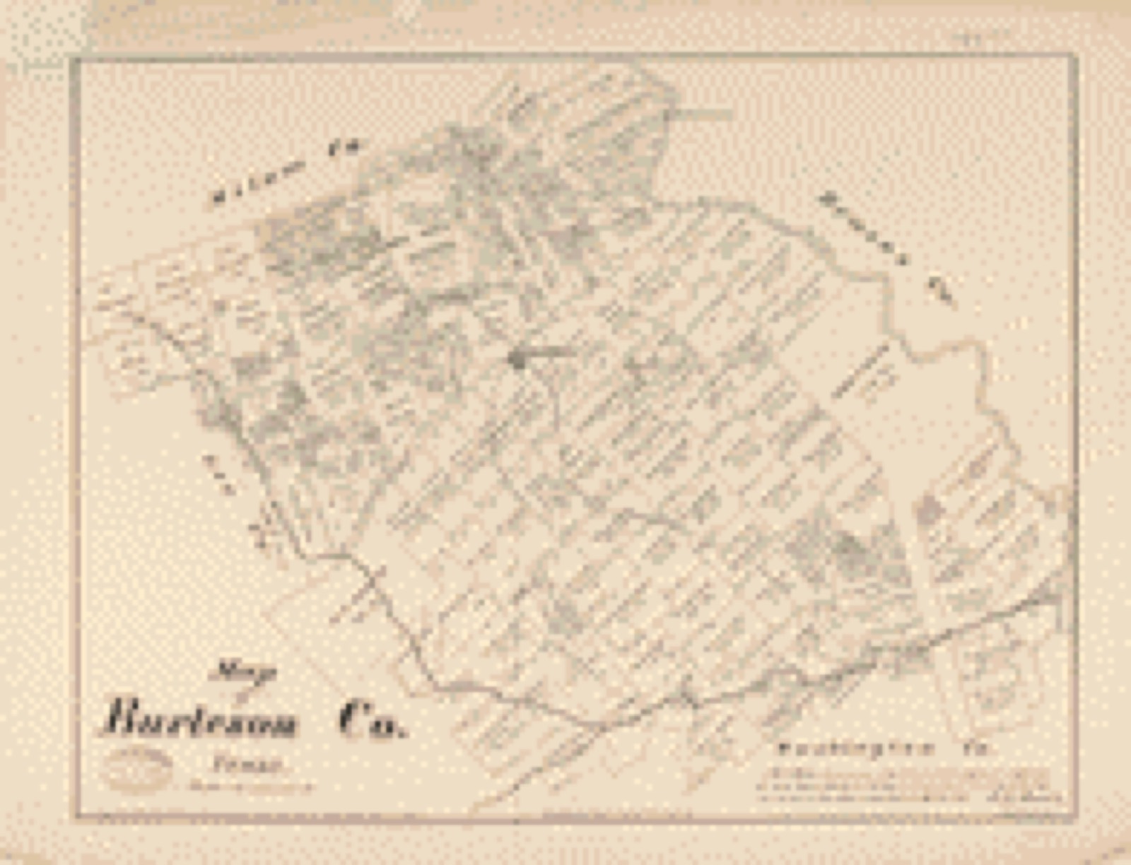 Land ownership map, 1879 - Map of Burleson Co., Texas