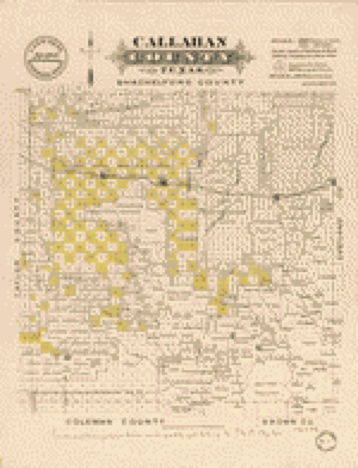 Land ownership map, 187? - Callahan County, Texas