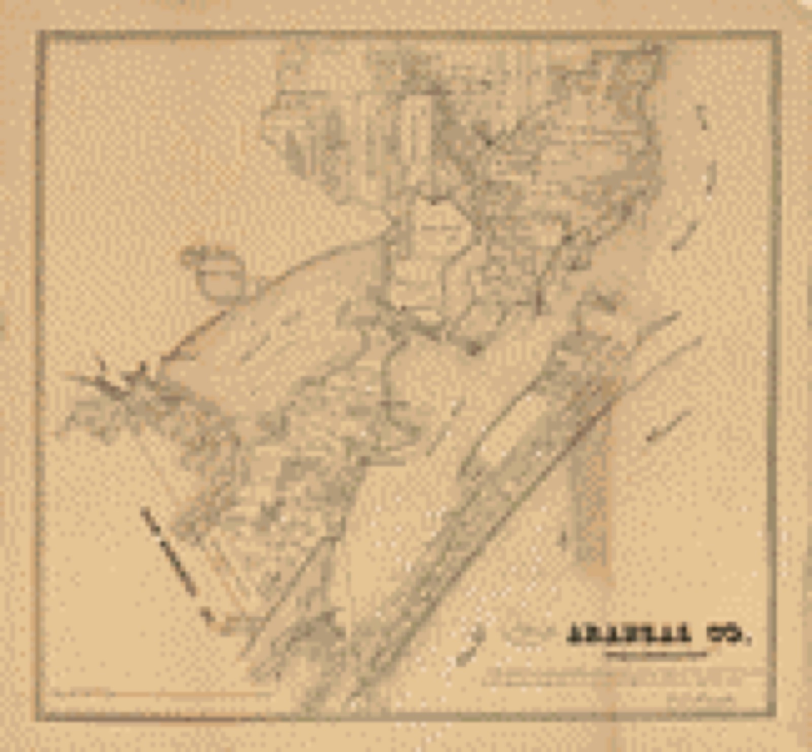 Land ownership map, 1880 - Aransas Co