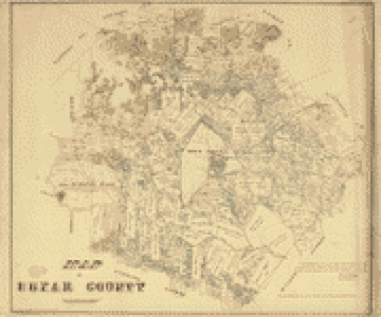 Land ownership map, 1879 - Map of Bexar County