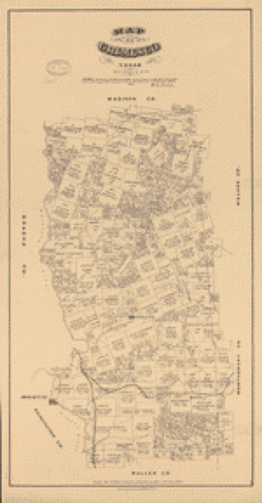 Land ownership map, 1880 - Map of Grimes Co., Texas