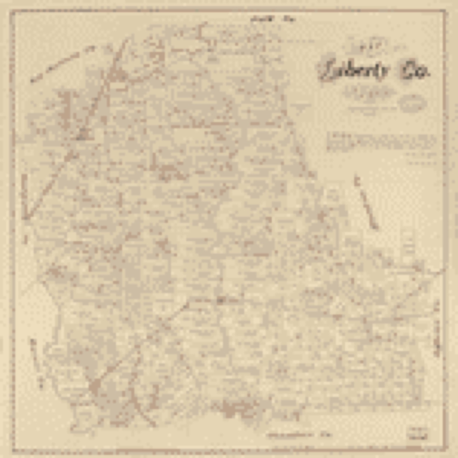 Land ownership map, 1879 - Map of Liberty Co., Texas