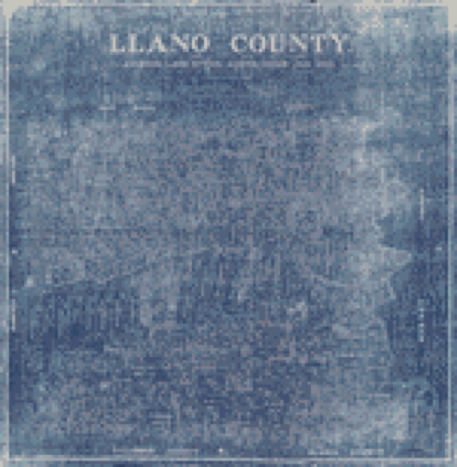 Land ownership map, 1890 - Llano County, Texas
