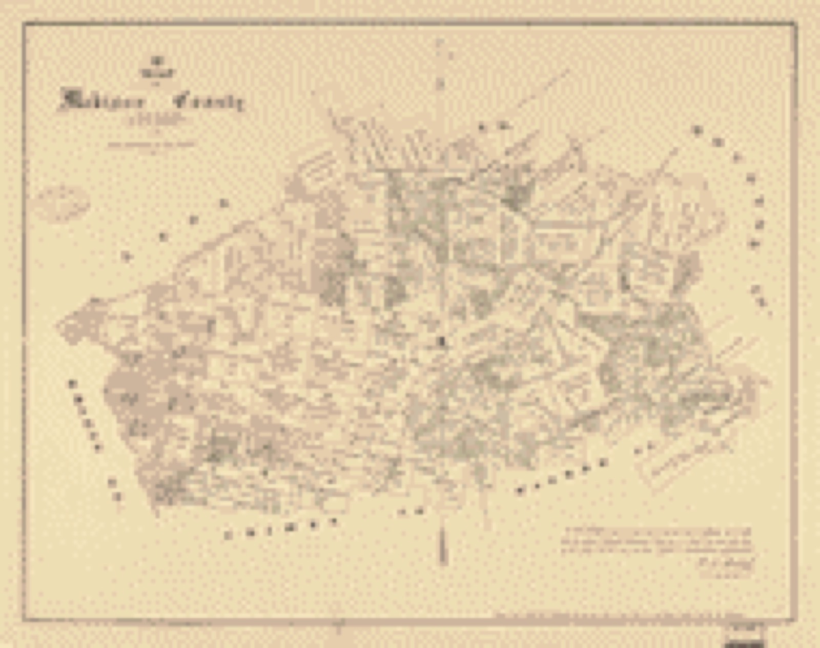 Land ownership map, 1879 - Map of Madison County, Texas