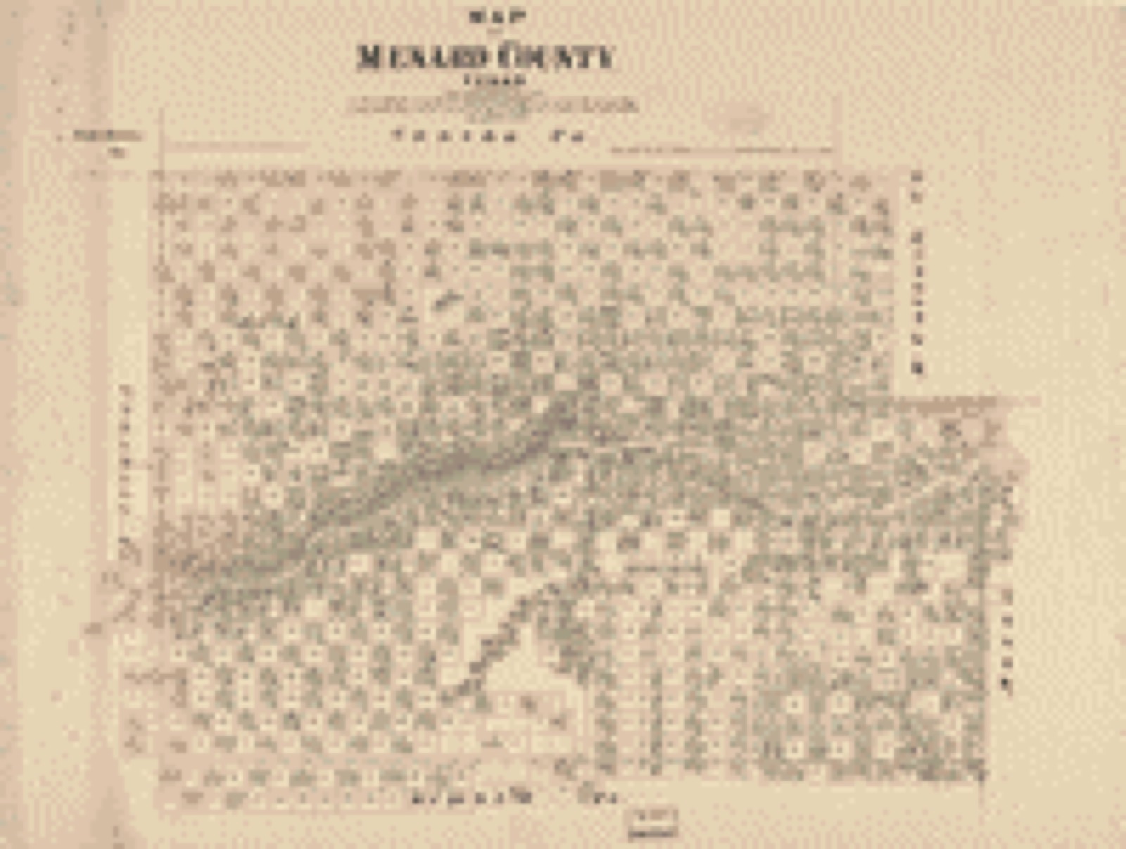Land ownership map, 1879 - Map of Menard County, Texas