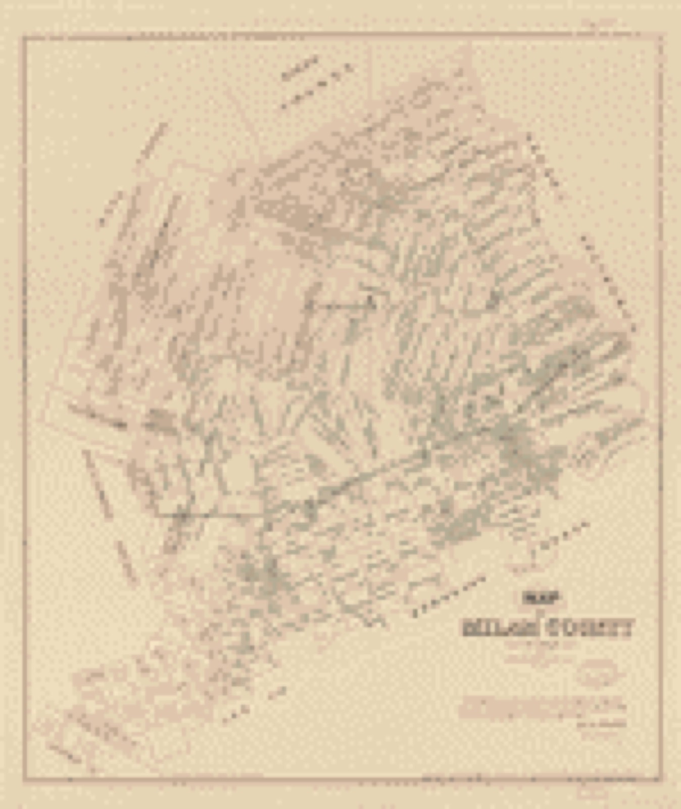 Land ownership map, 1879 - Map of Milam County, Texas