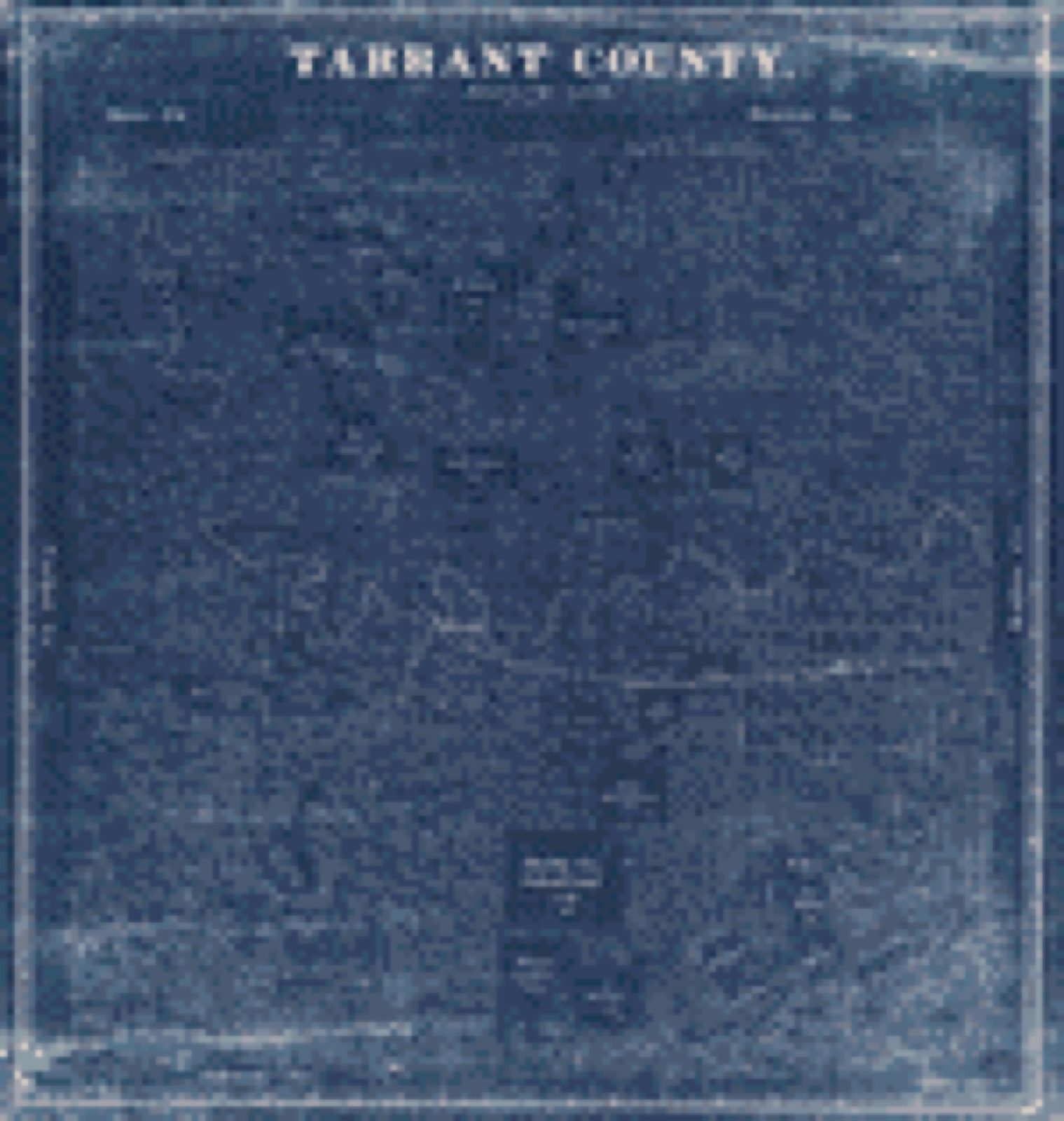 Land ownership map, 1885 - Tarrant County, Texas