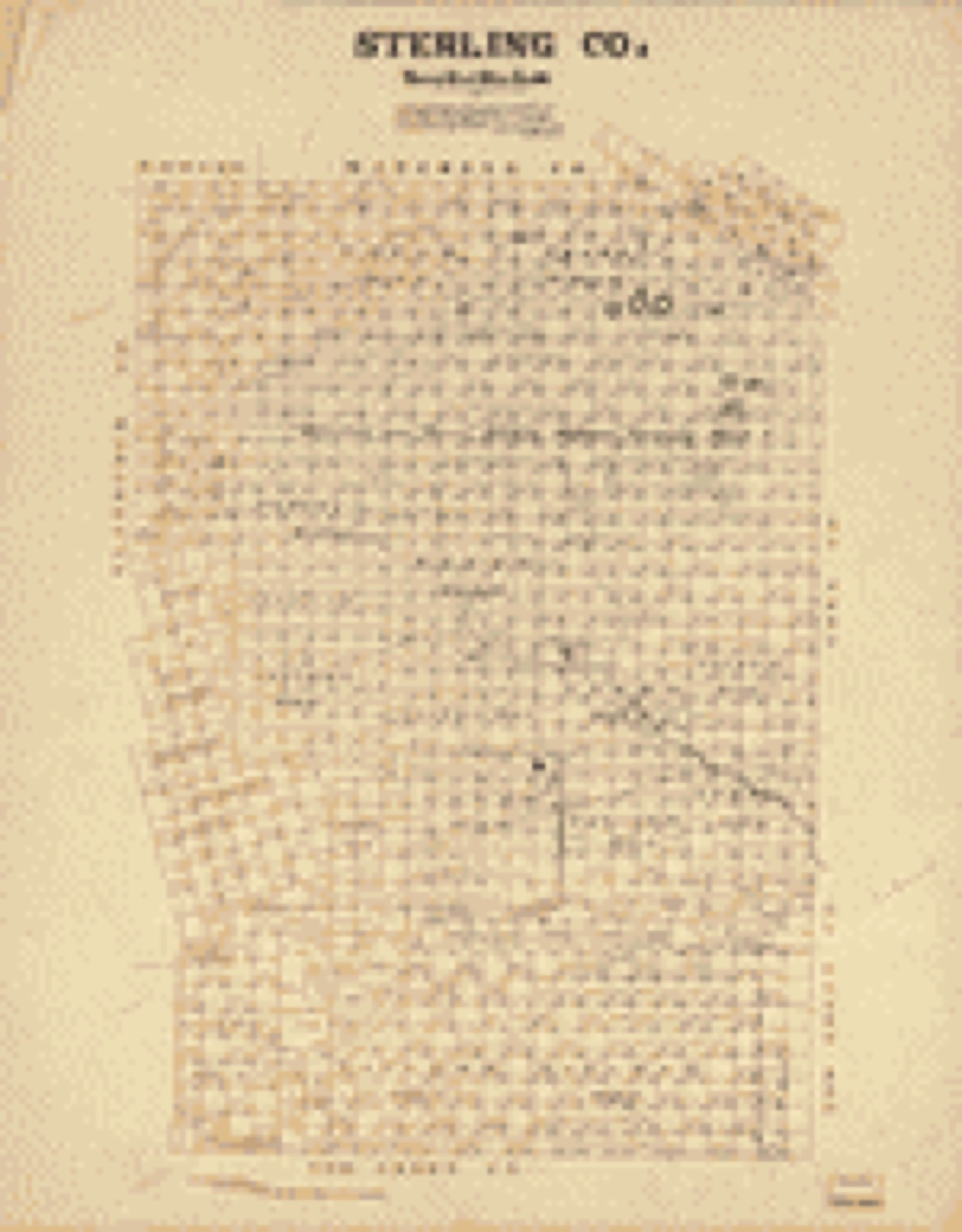 Land ownership map, 1892 - Sterling Co