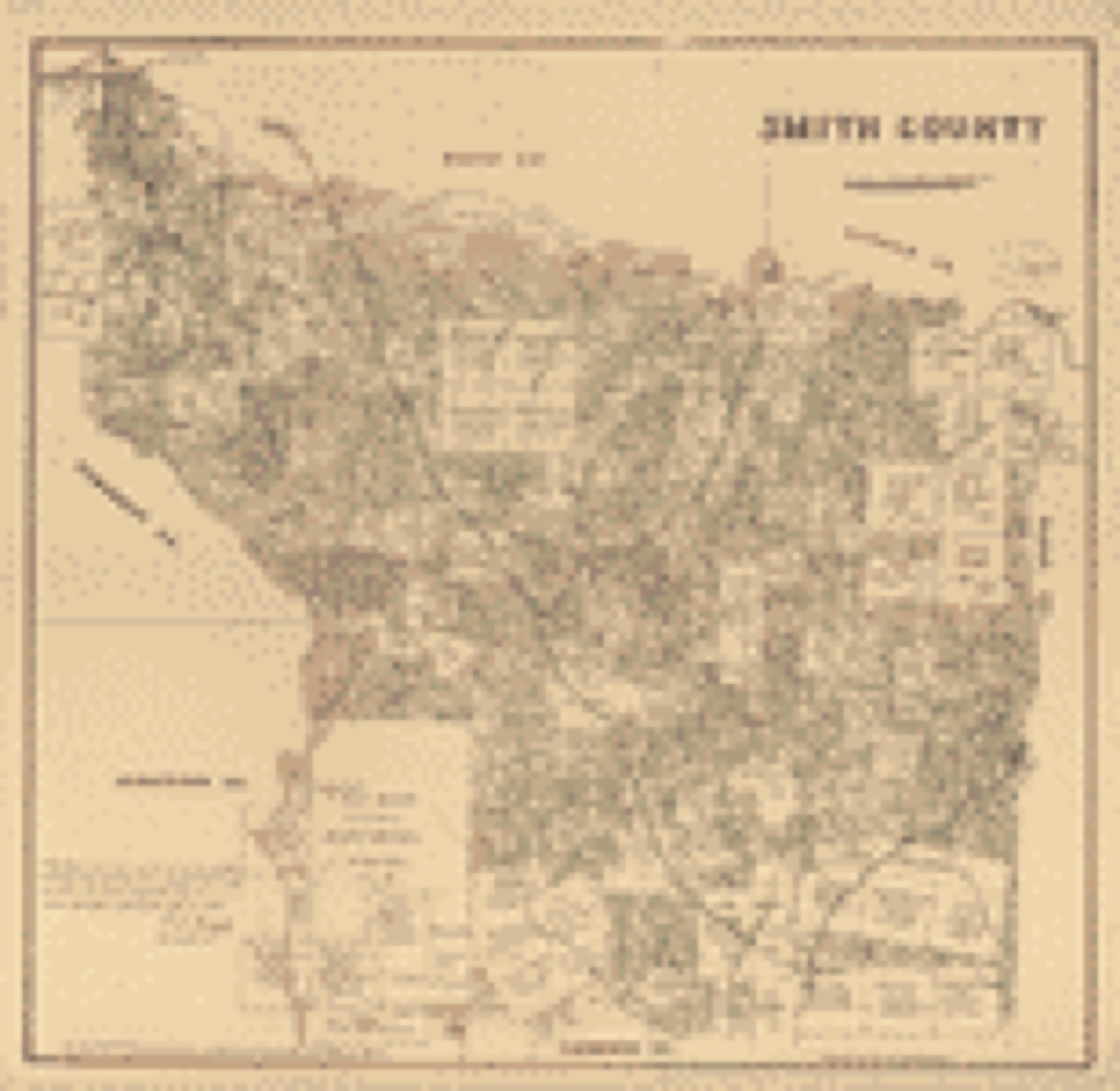 Land ownership map, 1880 - Smith County