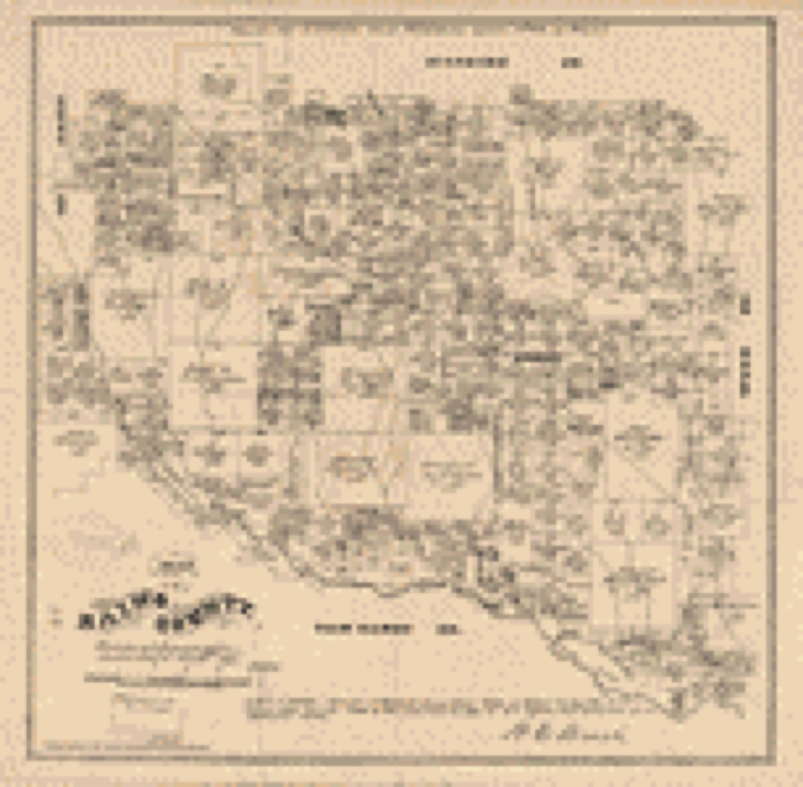 Land ownership map, 1880 - Map of Rains County, Texas