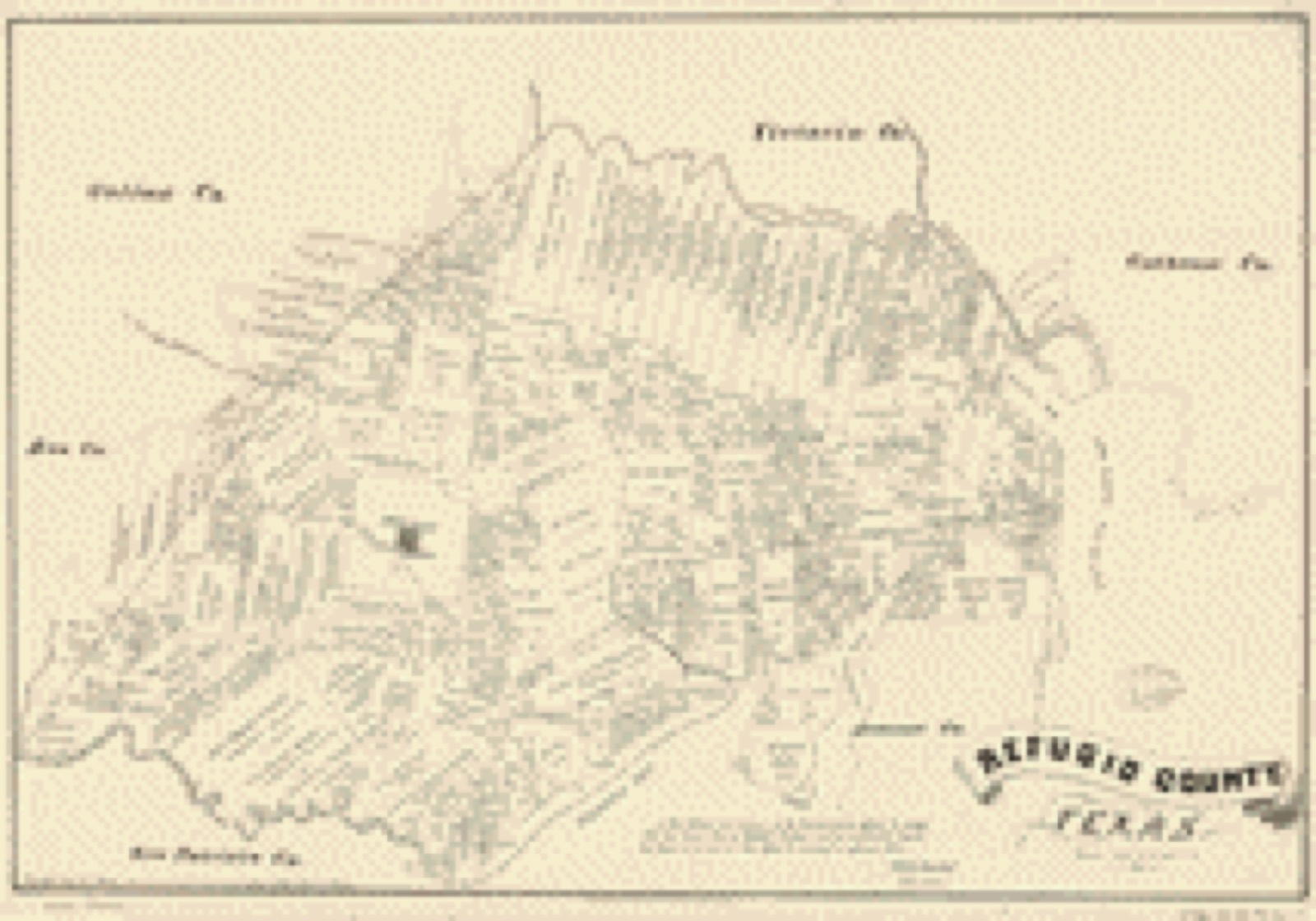 Land ownership map, 1879 - Refugio County, Texas