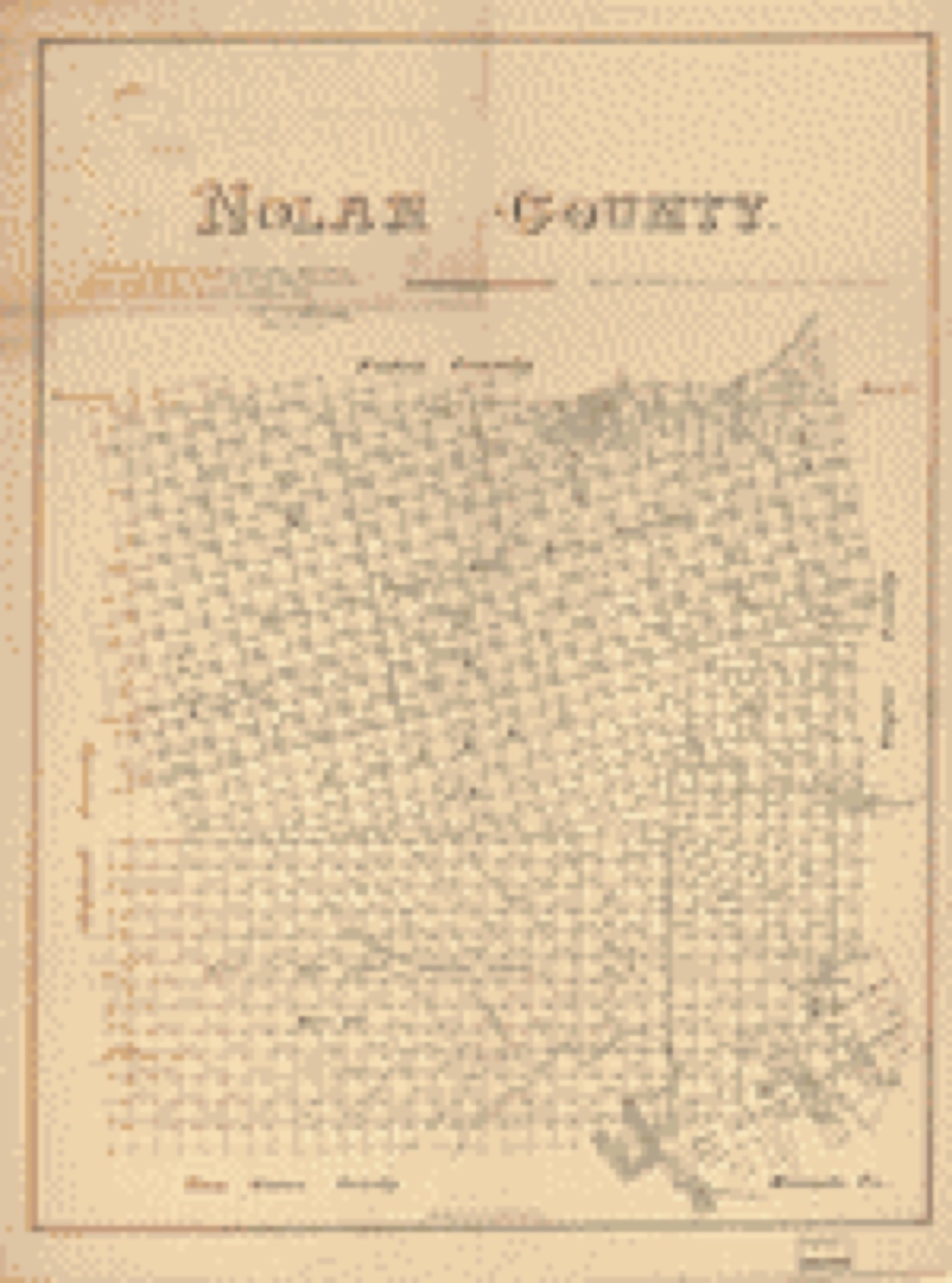 Land ownership map, 1880 - Nolan County