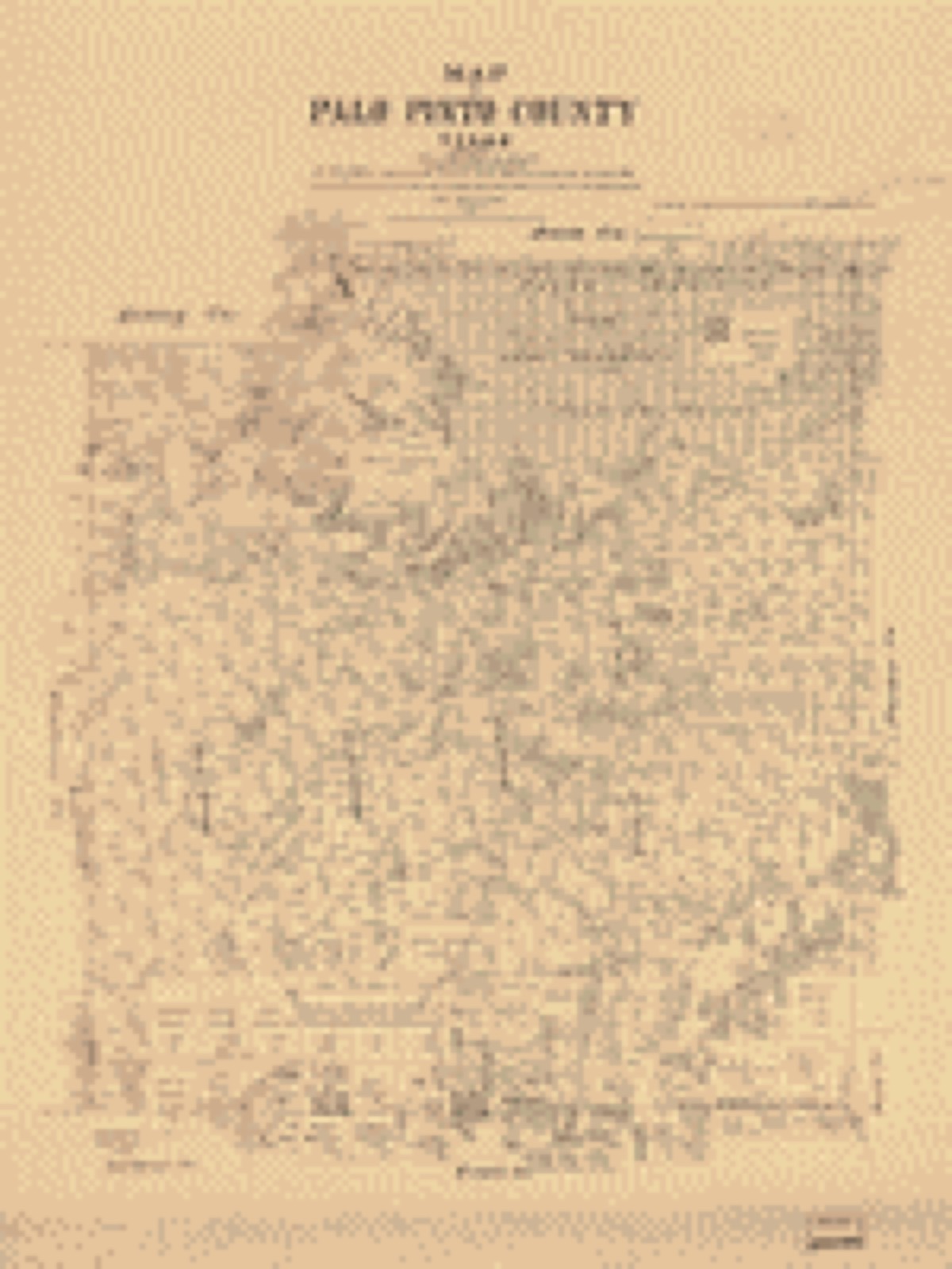 Land ownership map, 1879 - Map of Palo Pinto County, Texas