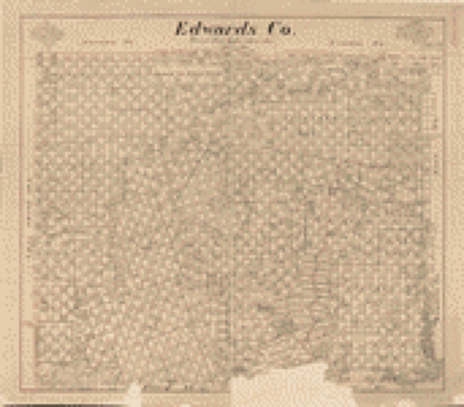 Land ownership map, 1893 - Edwards Co