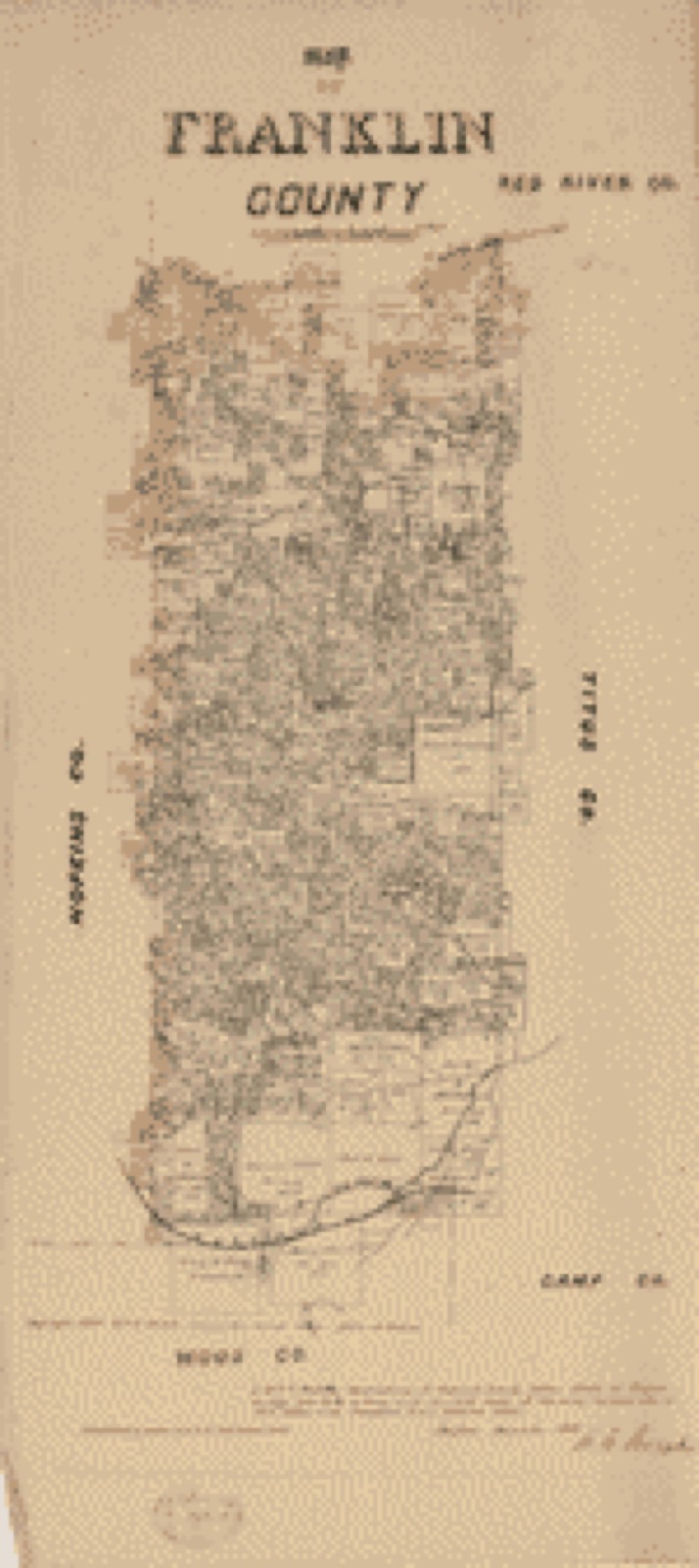 Land ownership map, 1879 - Map of Franklin County
