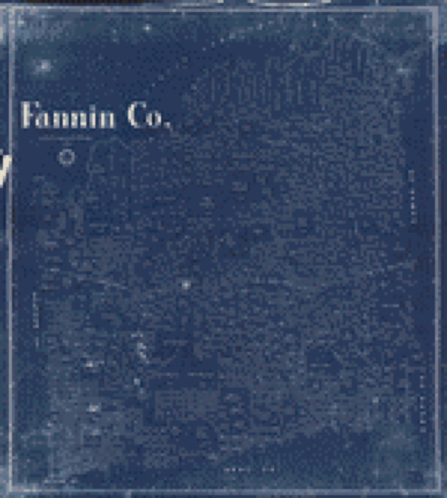 Land ownership map, 1892 - Fannin Co