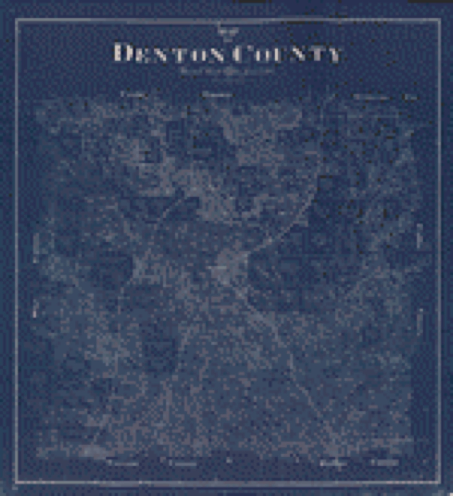Land ownership map, 1897 - Map of Denton County