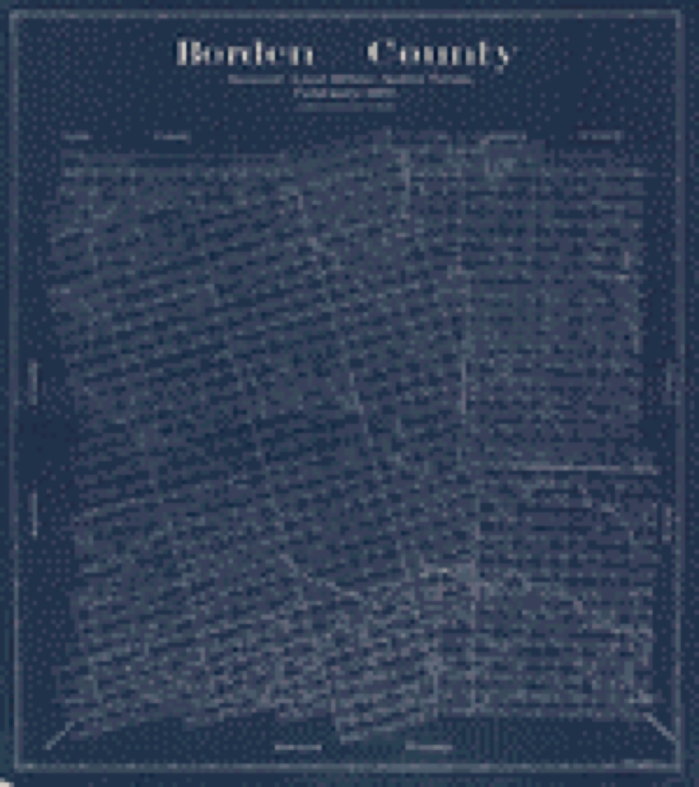 Land ownership map, 1922 - Borden County / J.D. Hedick, Draftsman